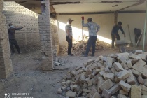 بازسازی خانه توسط گروه جهادی